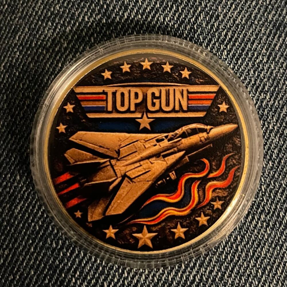 Top Gun Collectors Coin With Protective Case